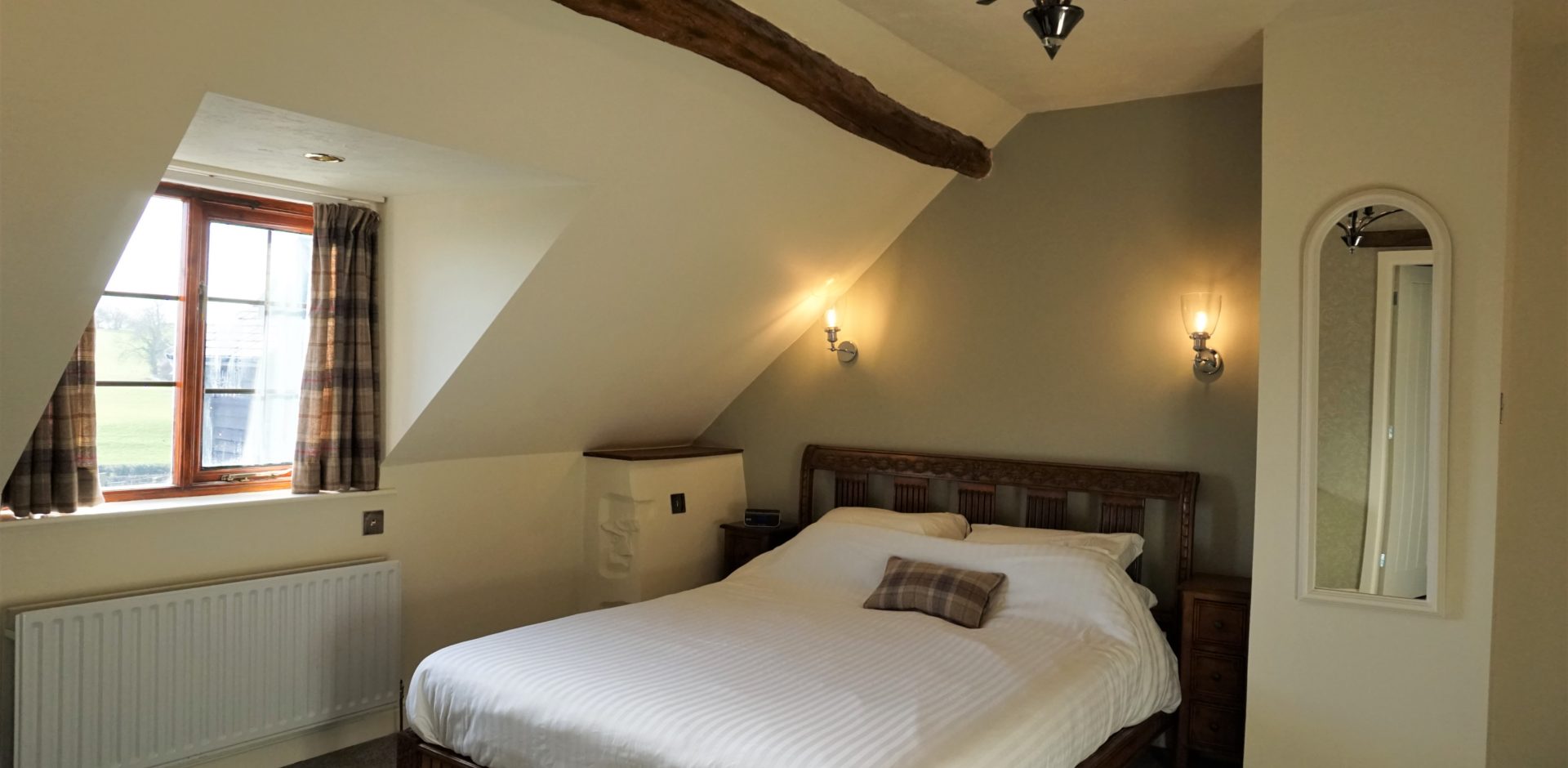 With a super king-size bed. Barley cottage offers the ideal couples hot tub holiday